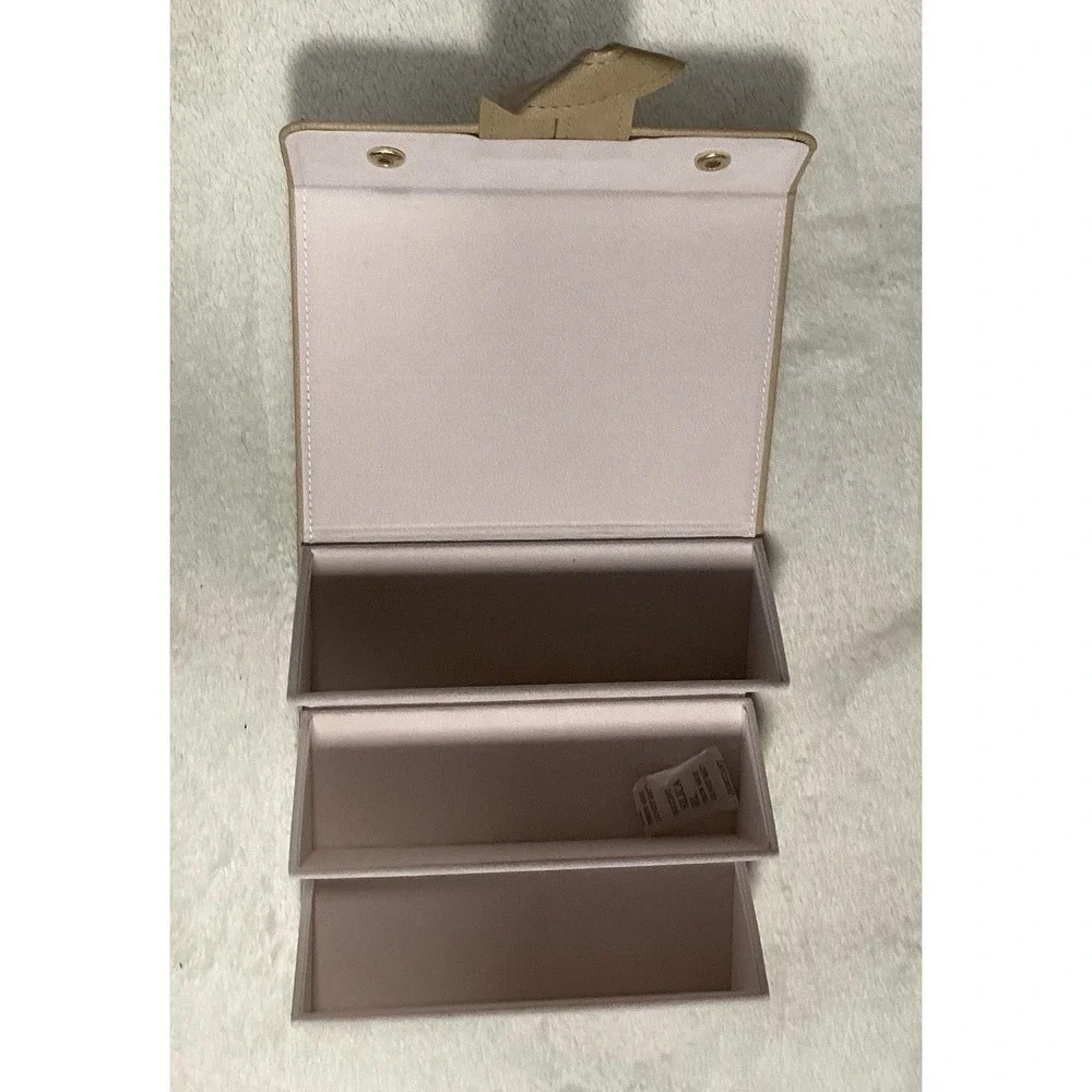 Sancia Australia 3 Compartment Sunglass Case Sand Color  New